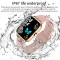 LIGE Call Smart Watch Women Custom Dial Waterproof Smartwatch For Xiaomi Android IOS Bluetooth Music Watches Girls' Bracelet+Box. 