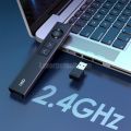 Deli 50685 Flip Pen Digital Charging USB Plug and Play Long-distance Light Spots clear PPT Recording Translation Key Points.