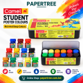 Camel Student Poster Color Set 12 Shades × 10ml for Drawing, Painting & Art & Craft.