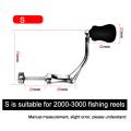 Spinning Reel Handle Metal Fishing Spinning Reel Crank Handle Rotatable Grip.
