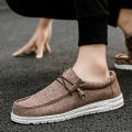 Spring Sunmmer Classic Men's Canvas Loafers Lightweight Breathable Casual Shoes Men Big Size Slip on Boat Shoes Men Espadrilles Wearhouse.
