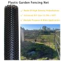 Plastic Chicken Wire Fence Mesh,Fencing Wire for Gardening, Poultry Fencing, Chicken Wire Frame Netting Black. 