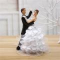 Wedding Couple Figurines Lightweight Wedding Statue Sweet Lovely Fine Workmanship Weeding Couple Figurines Cake Per. 