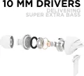Bassheads 100 Wired Earphone with 10mm Dynamic Driver, Hawk Inspired Design, Super Extra Bass. 