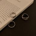 Cool Retro 3Pcs/Set Rings Set Ins Opening Rings Adjust. 