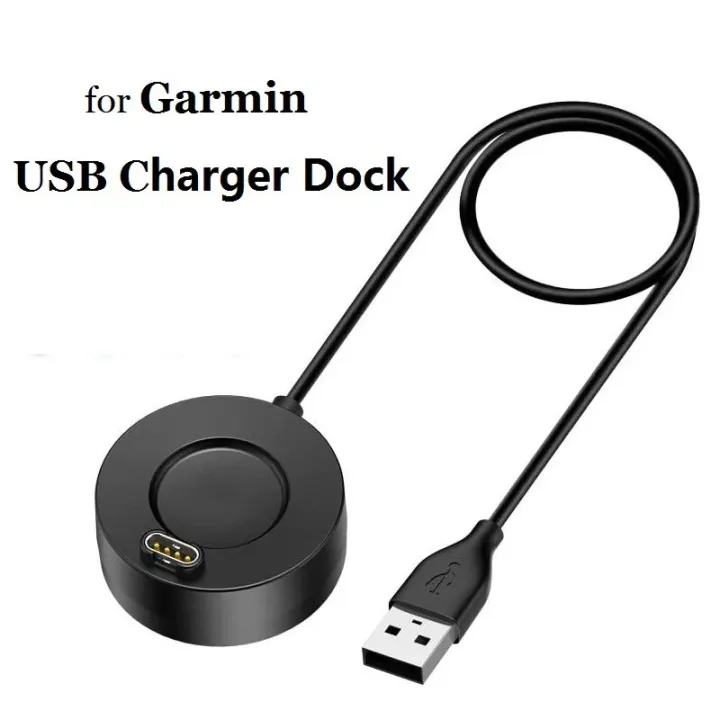 USB Charger For Garmin fenix 5 6 7 7S 7X 6x Pro Solar Charging Cable Data Cable Approach Venu 2S nstinct 2 Vivoactive 3 4