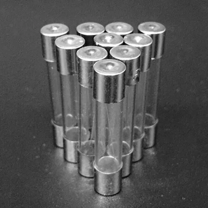 50PCS%206x30mm%20Fast%20Blow%20Glass%20Fuse%20Assorted%20Mixed%20Kit%20Insurance%20Tube%200.5A-20A%20-%20Transparent%20-%20Image%207