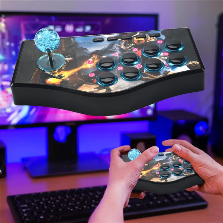 Retro Arcade Game Rocker Controller Usb Joystick For Ps2//Pc/Android ...