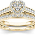 European and American Couple Ring with Gold Plated Zircon Inlaid Ring Manufacturer Direct Selling Classic Jewelry.