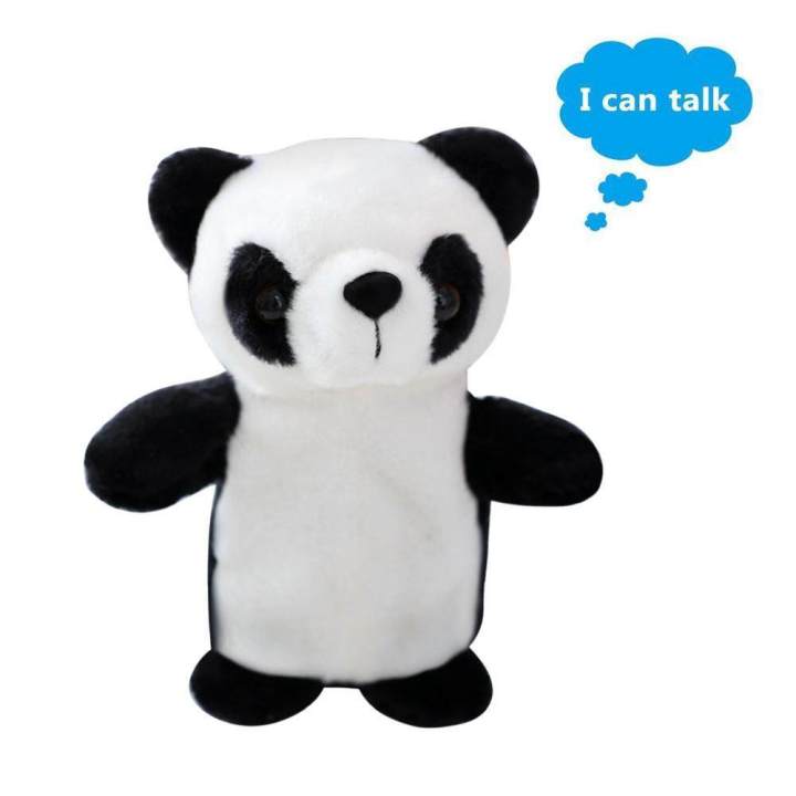 Lovely Smart Talking Panda Speak Sound Record Panda Pet Stuffed Plush Animal Kids Toys