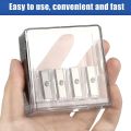 2 Pcs Carpenter Pencil Sharpener Long Point Manual Pencil Sharpener. 