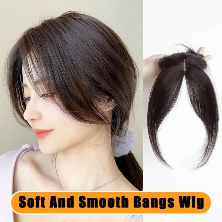 Women%20Clip-in%20Bangs%20Natural%20Wispy%203D%20French%20Bangs%20Hairpiece%20Forehead%20Hair%20Extensions%20Black%20Brown%20Side%20Bangs%20Fringe%20Wig%20-%20Image%202