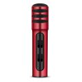 BGN-C7 Condenser Microphone Dual Phone Karaoke Live Singing Microphone Built-in Sound Card. 