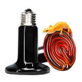 100W Ceramic Heater bulb with Ceramic Holder - Ceramic Emitter Bulb Light Lamp For Poultry Reptile Pet Brooder. 