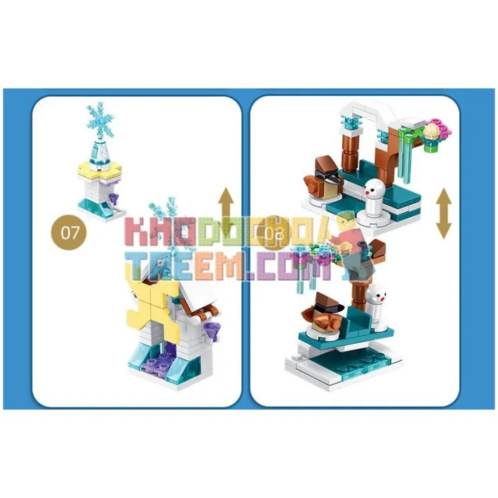 Disny%20Princess%20Frozen%20Anna%20Elsa%20Ice%20and%20Snow%20Grocery%20Store%20Building%20Blocks%20with%20Lighting%20Compatible%20%20Universal%20Girls%20Series(554+pcs)%20-%20Image%208