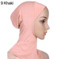 Beauty Muslim Hijab Islamic Jersey Turban Women Black Ninja Underscarf Caps Instant Head Scarf Full Cover Inner Coverings hats.