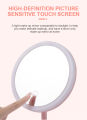 LED Makeup Mirror With Light Lamp With Storage Desktop Rotating Cosmetic Mirror Light Adjustable Dimming USB Vanity Mirror. 