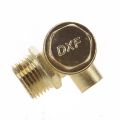 1pcs 3/8 inch Female Thread Tube Connector Air Compressor Check Valve Gold & 1pcs Pressure Relief Valve 1/4 PT Air Compression Valve Red + Gold. 