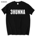 Unisex 3 Hunna T-Shirt Chief Keef Sosa Chiraq Glory Boys Trap Rap Gangster 100% Cotton brand t shirt male tops. 