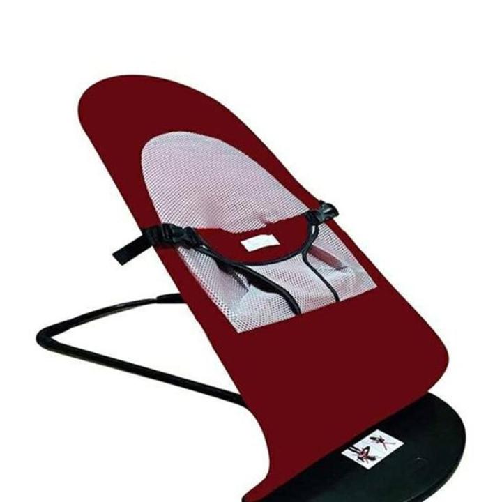 Foldable Soft Newborn Baby Bouncing Chair Seat Safety Balanced Rocking Bouncer