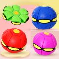 Flying UFO Flat Throw Disc Ball with LED Light Children Boys Girls Outdoor Sports Garden Beach Ball Throwing Game Toy Disc Balls.