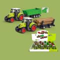【Funny Bunny Toy Store】Plastic Inertia Agricultural Engineering Interesting Simulation Model Simulation Transport Vehicle Education Toy Rice Truck Construction Boys.