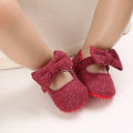 Spring and Autumn Style 0-1 Year Old Walking Soft Sole Knitted Baby Versatile Princess Shoes. 