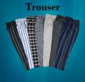 Mixed Cotton Trouser For Men Multicolor Random Design - 1 Piece. 