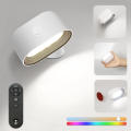 Portable LED Wall Light Versatile Multicolor Rechargeable Lamp Adjustable 360° Rotatable Lamp for Home lighting Outdoor.