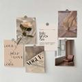 【Lowest Prices Online】 Decorative Wall Sticker Poster 10pcs Wall Card Aesthetics Home Decoration Photography Background Bedroom Living Room Home Decoration. 