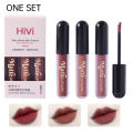 HiVi Soft Fog Matte Lip Glaze 3 PCS Set Lipstick Long Lasting Waterproof Not Easy To Fade Not Stick Cup Easy to Color Whitening Lip Mud. 