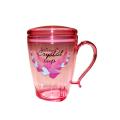 Crystal Plastic Coffee and Tea Mug - Multicolor. 