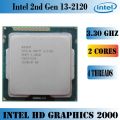 Intel Core i3 2nd Gen 3.30GHz CPU Processor with cooling fan. 