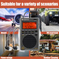 Retekess TR110 Portable SSB Shortwave Radio Full Band Radio MW FM Shortwave Airband CB NOAA Weather Alert FM Stereo Clock Sleep Timer 1000 Preset Stations.