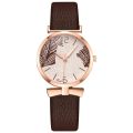 Fashion Watch Women Quartz Watch Ladies Simple Leather Wristwatch Women's Clock. 