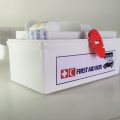 First Aid Kit Box For home & office . Medicine Stores, organizes. 