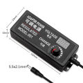 775 Motor Universal Adjustable AC To DC 3V-DC 24V 5A Power Adapter Voltage Regulated EU Plug 100v-240v 50/60Hz. 