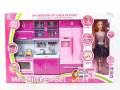 Barbie Doll Girls Kitchen Toy Pretend Play Cooking Toy for Kids. 