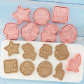 Cookie Stamper Eco-friendly 3D Cartoon Anime Press DIY Biscuit Cutter. 