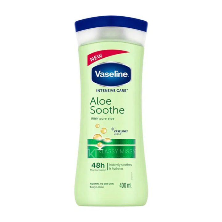 vaseline aloe soothe body lotion 400ml (OA)