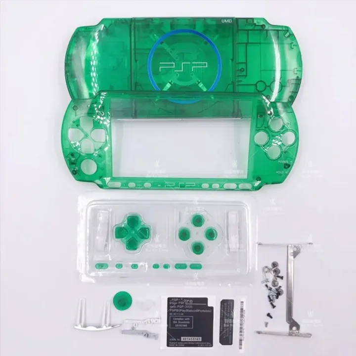 Transparent%20Crystal%20Colors%20For%20PSP3000%20PSP%203000%203004%20Game%20Console%20Shell%20Replacement%20Full%20Housing%20Cover%20Case%20with%20Button%20kit%20-%20Image%207