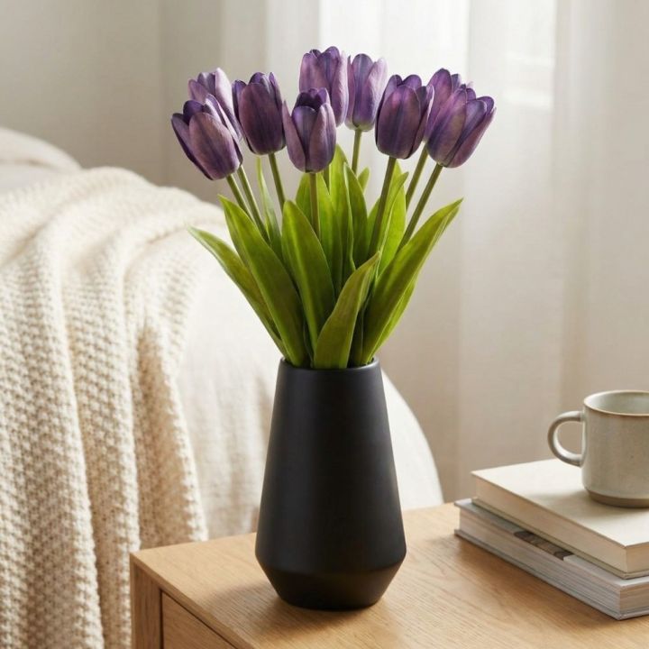 Flower%20Arrangement%20Real%20Touch%20Artificial%20Tulip%20Flowers%20Handmade%205-Heads%20Faux%20Tulip%20Branch%20Artificial%20Fake%20Flower%20Dining%20Table%20-%20Image%208