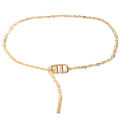 Luxury Metal Chain Belt For Women Brand Designer Waist Chain Female Girl Dress Jeans Decorative Waistband Suit Sweater Accessories Gold Trouser Chain Women Belts Luyo. 