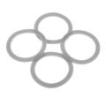 4pcs 66mm Rubber Blender O Ring Seal Gasket Kitchen Blender Parts Fit For Black Decker, BL5000-08,132812-07 Blender Juicer. 