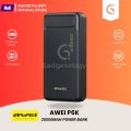 Awei P6K 20000mAh Dual USB Port Fast Charging Power Bank techexbd.