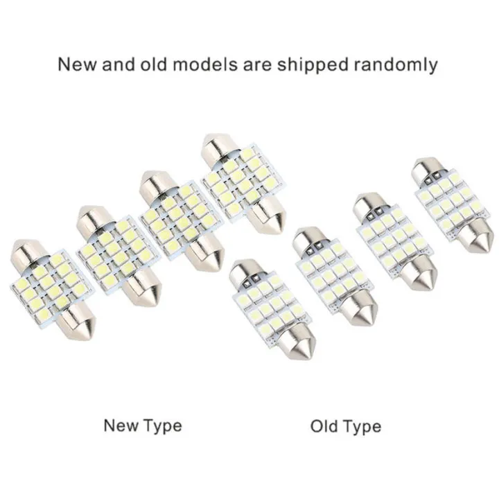 White%20LED%20Car%20Bulb%2031mm%20Festoon%2012%20SMD%20Dome%20Map%20Interior%20Light%20Lamp%20DE3175%20-%20Image%206