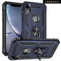 Lereach For iPhone X / Xs Mobile Phone Case TUP+PC Hard Ring Car Ring Bracket Shockproof Back Cover. 