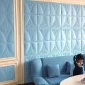 2.3M 3D Foam Wall Pasted Self-adhesive Waterproof Waist Line Skirting Wall Pasted Living Room Background Wall Decoration.
