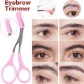 OMQAIO 3PCS Beauty Makeup Grooming Eyebrow Eye Cosmetic Tool Eyebrow Trimmer Hair Remover Comb Eyelash Hair Clips.