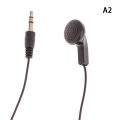 1Pc Earpiece 3.5mm Plug Single Side Headset Headphone Dual Channel Earphone for Laptop PC Headset Fengshi.